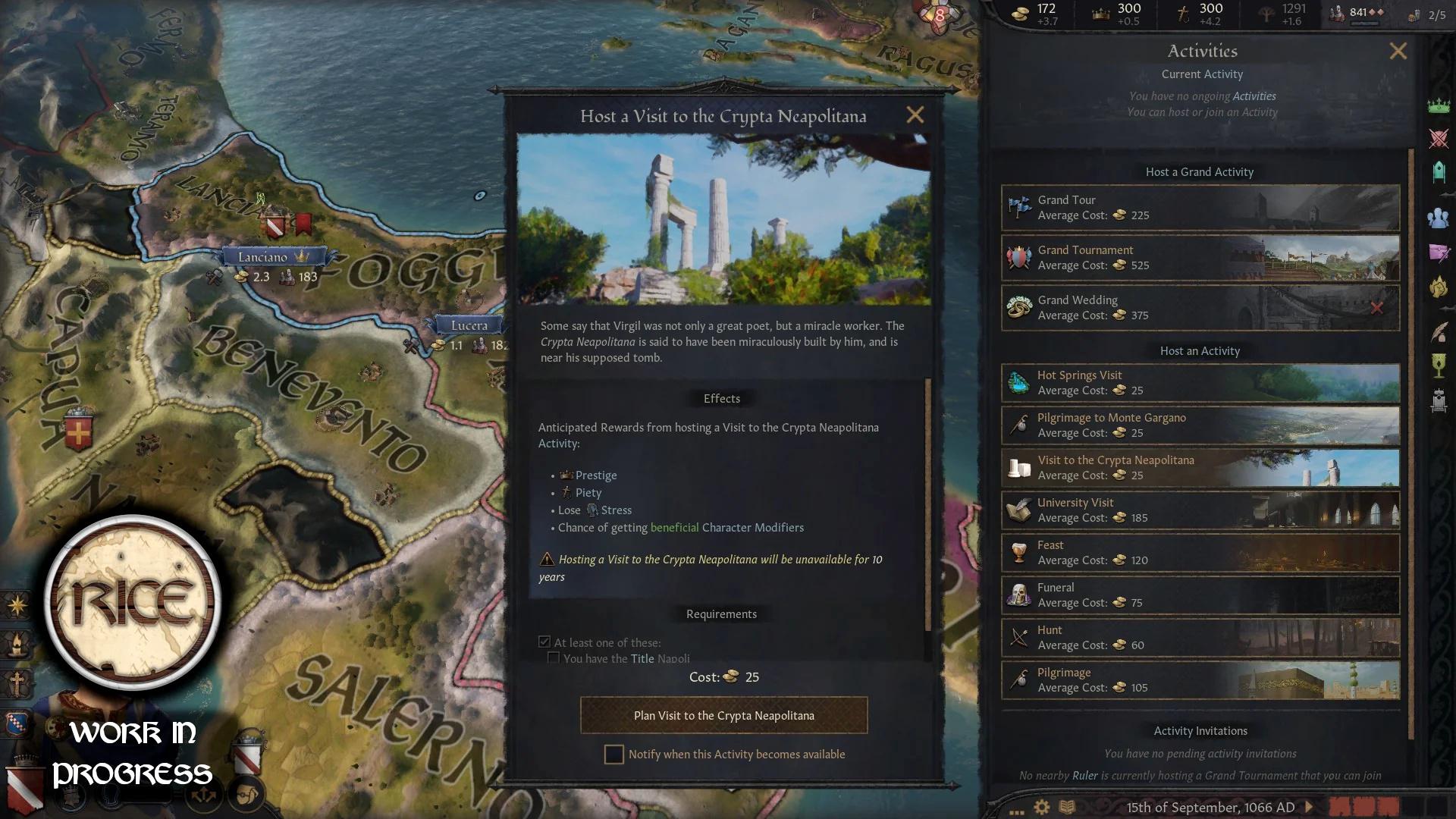 Сицилийский колорит в грядущем паке RICE для Crusader Kings 3