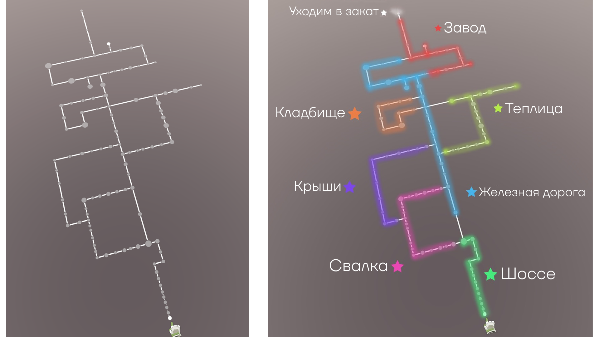 Спасибо пользователю Mushi за красивую карту обучения