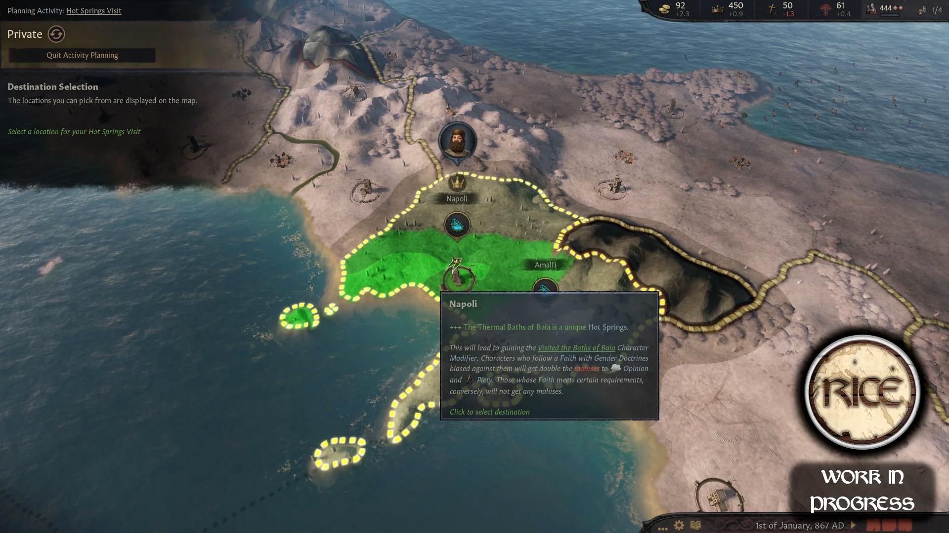 Сицилийский колорит в грядущем паке RICE для Crusader Kings 3