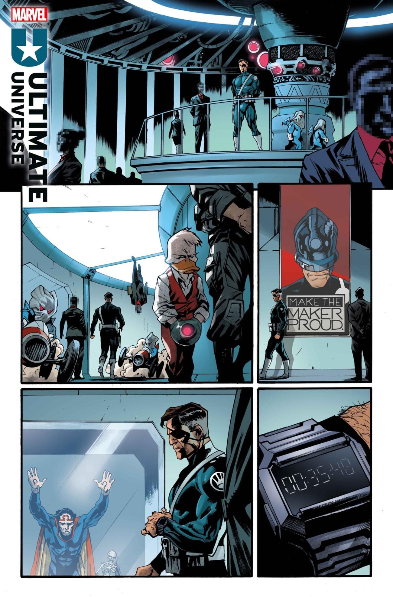 Роль Фьюри в комиксах линейки Ultimate - превью и обложки Ultimate Universe: One Year In