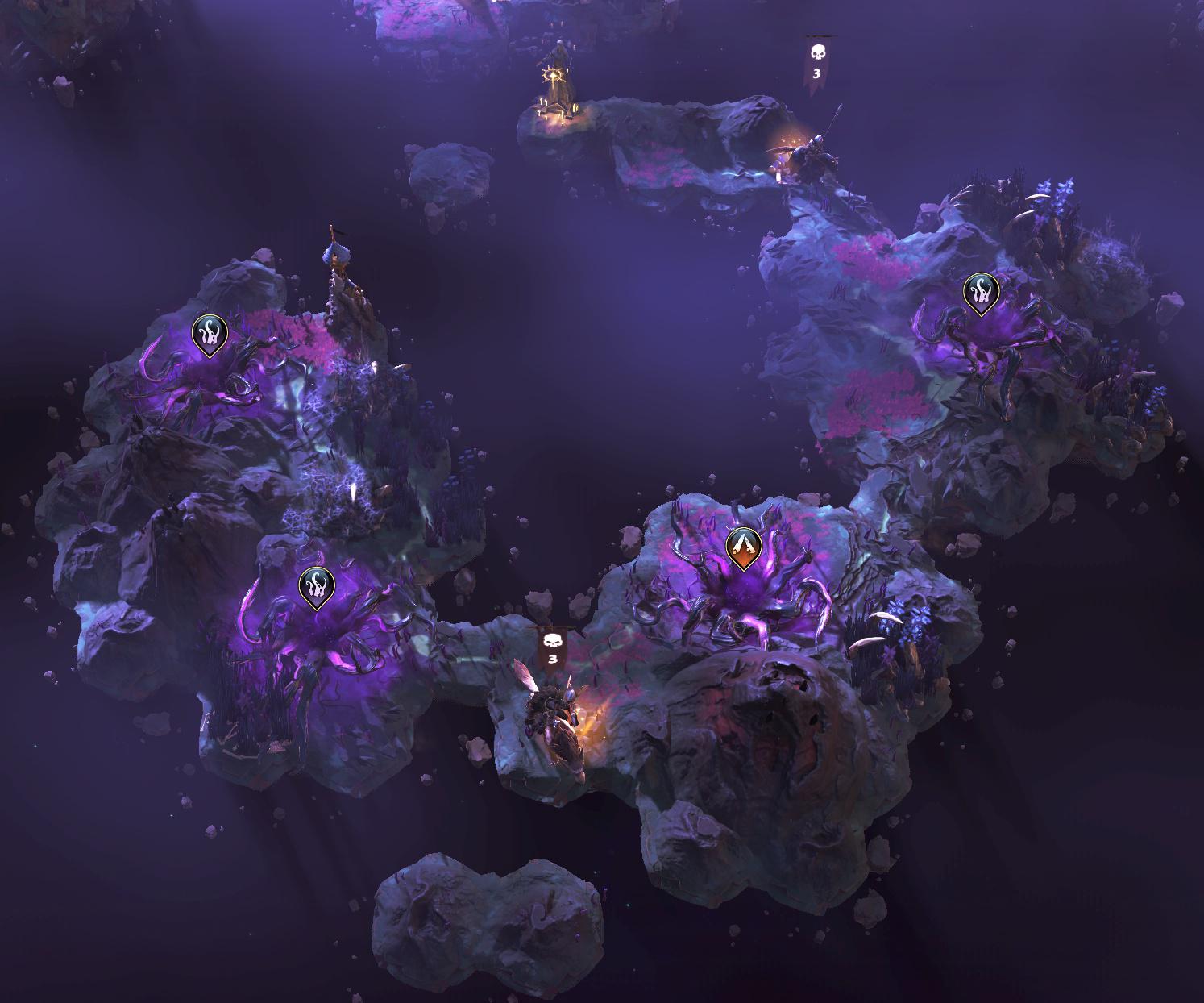 Теневой мир в дополнении Eldritch Realms для Age of Wonders 4