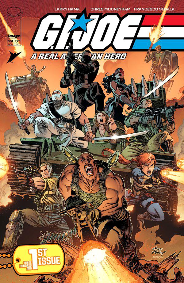 Обложка G.I. Joe: A Real American Hero #301 от Энди Куберта и Брэда Андерсона