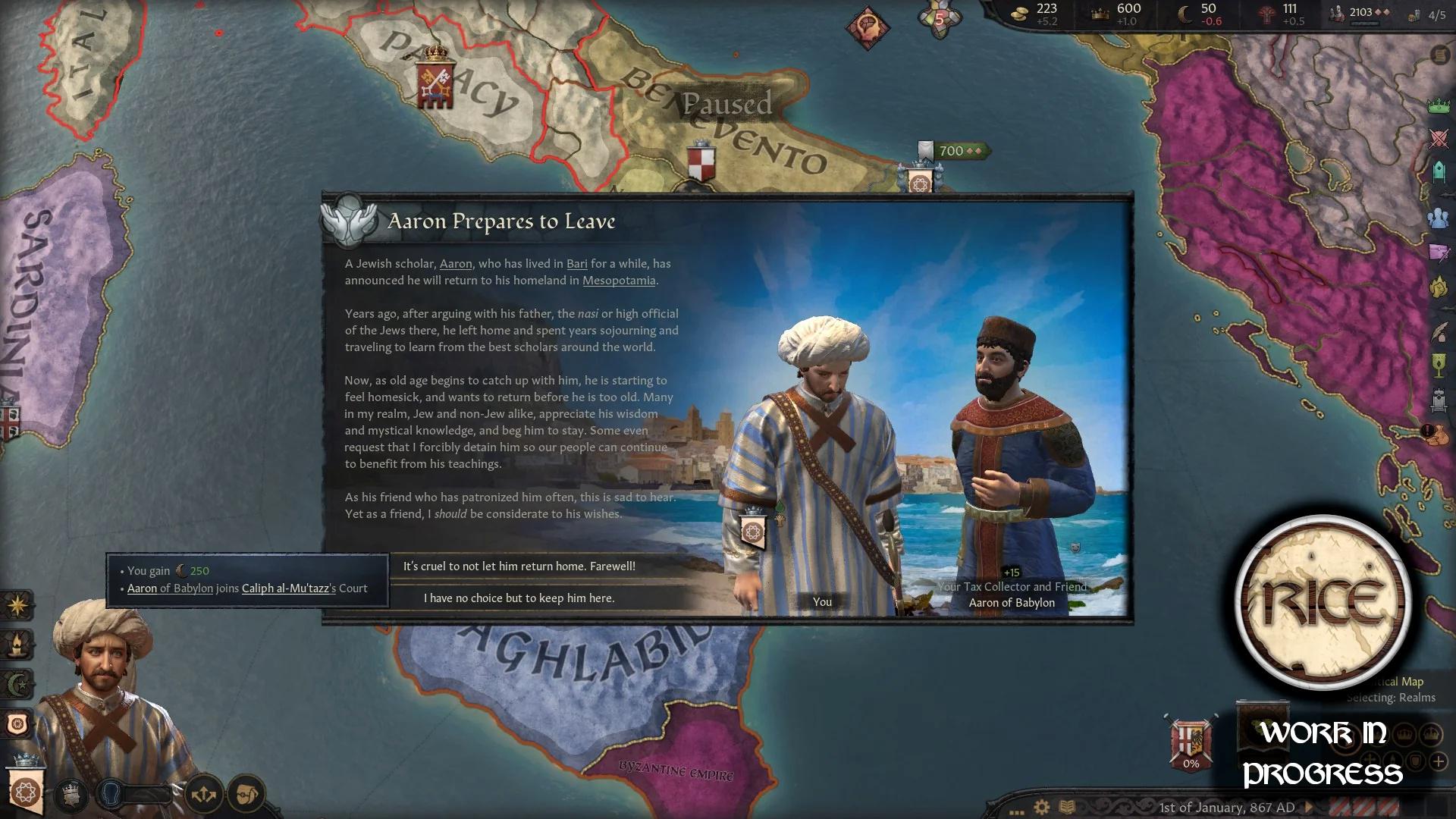 Сицилийский колорит в грядущем паке RICE для Crusader Kings 3