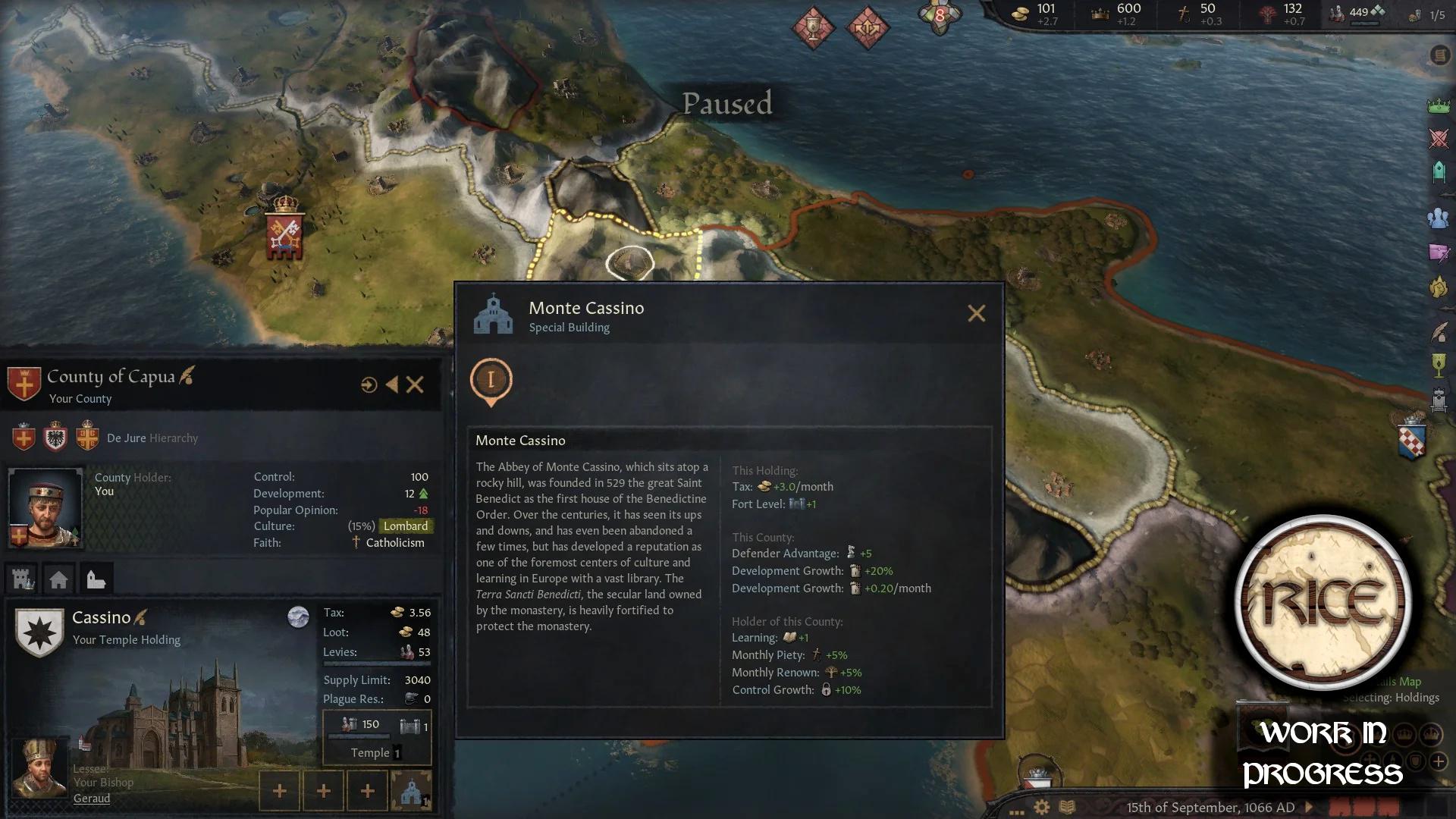 Сицилийский колорит в грядущем паке RICE для Crusader Kings 3