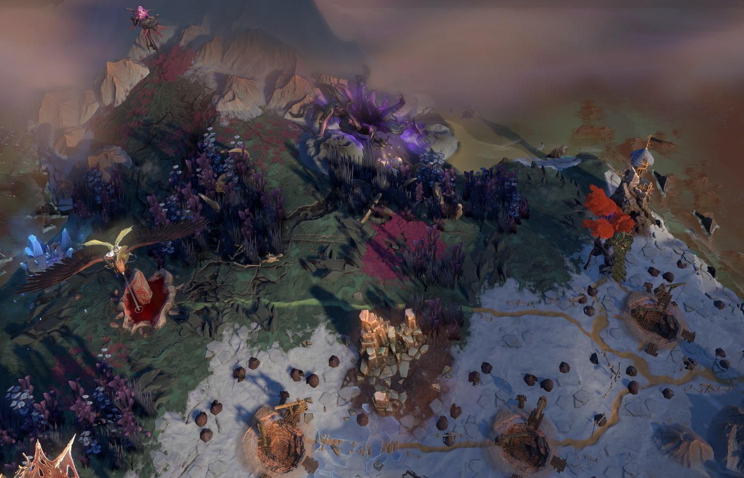 Теневой мир в дополнении Eldritch Realms для Age of Wonders 4
