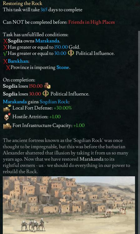 Древа миссий Согдианы и Чжанчжунг в Imperator Invictus