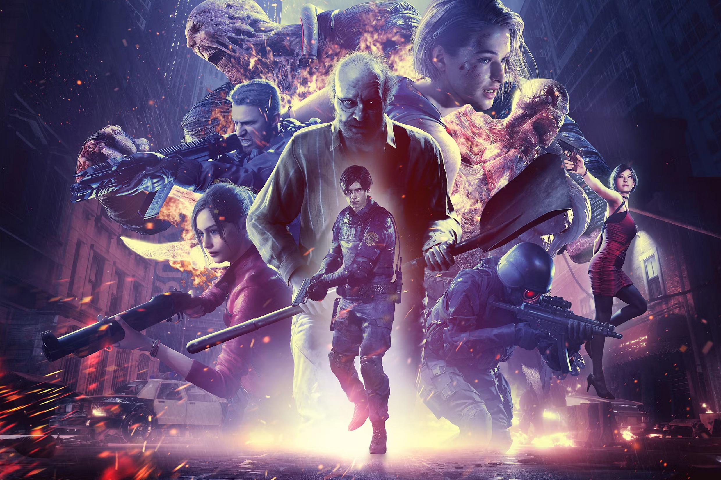 Арт, приуроченный к 25-летию серии Resident Evil. Capcom