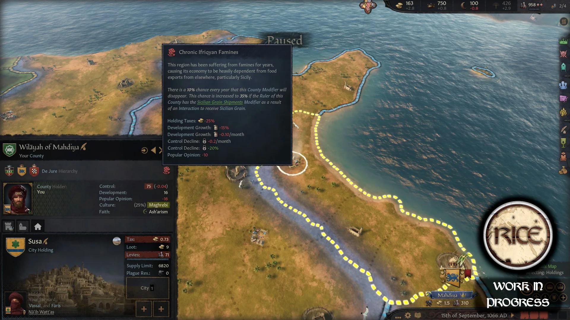 Сицилийский колорит в грядущем паке RICE для Crusader Kings 3