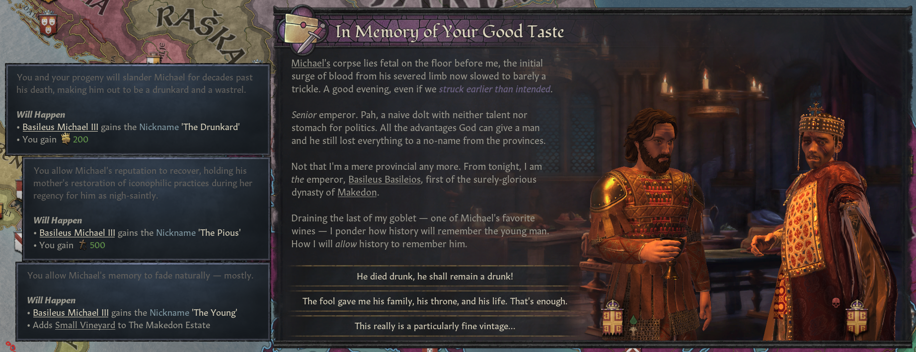 Происки и цепочки событий у персонажей в грядущем обновлении Crusader Kings 3