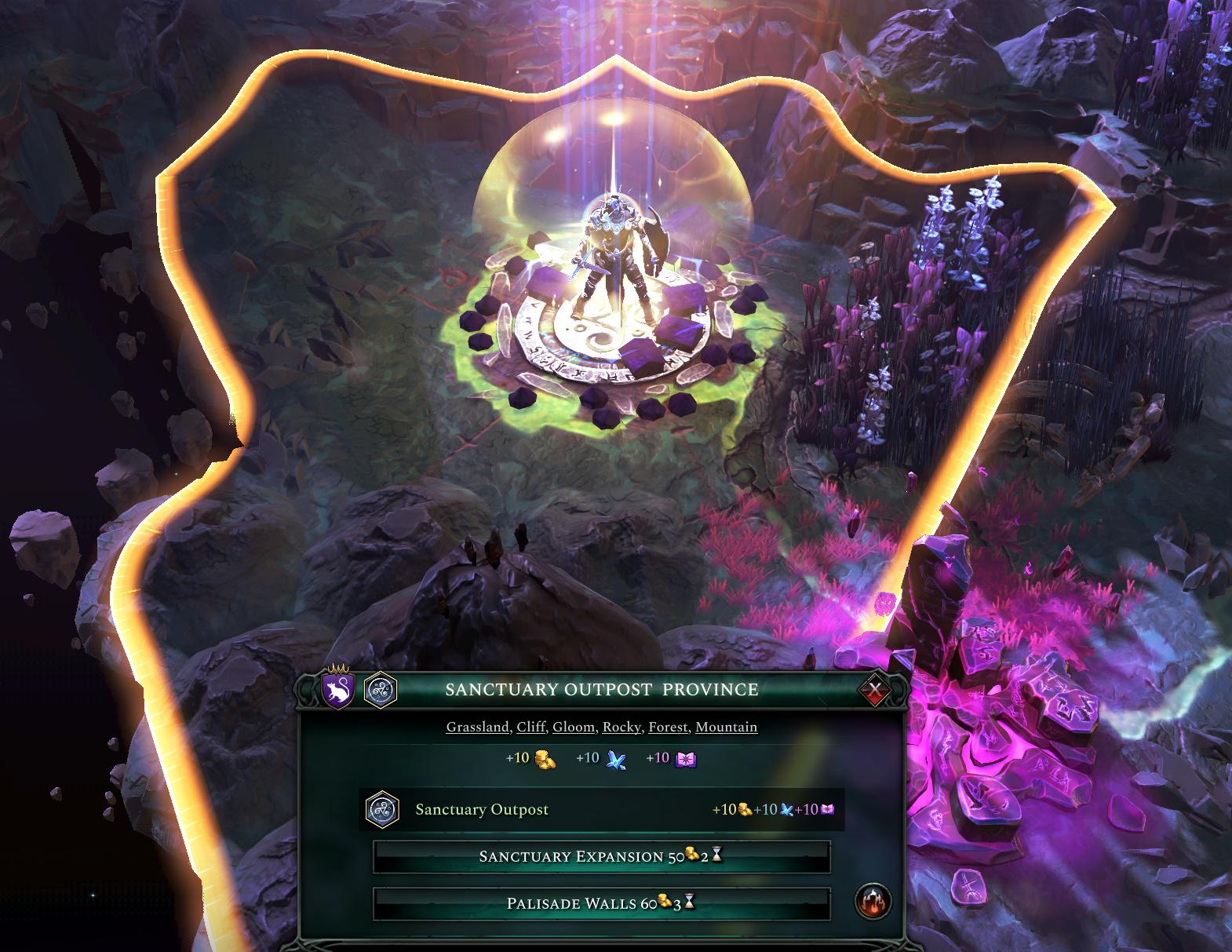 Теневой мир в дополнении Eldritch Realms для Age of Wonders 4