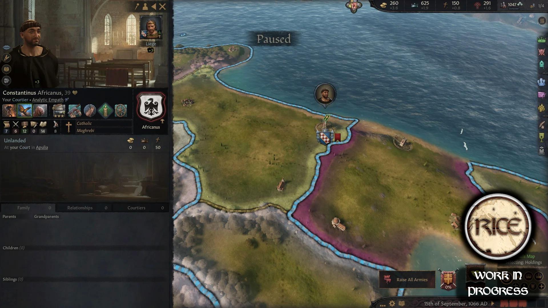 Сицилийский колорит в грядущем паке RICE для Crusader Kings 3