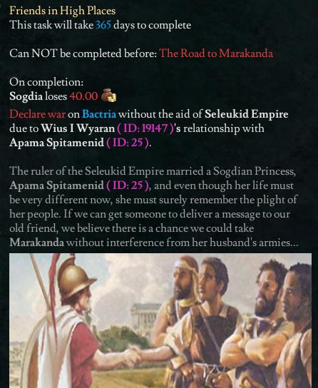 Древа миссий Согдианы и Чжанчжунг в Imperator Invictus