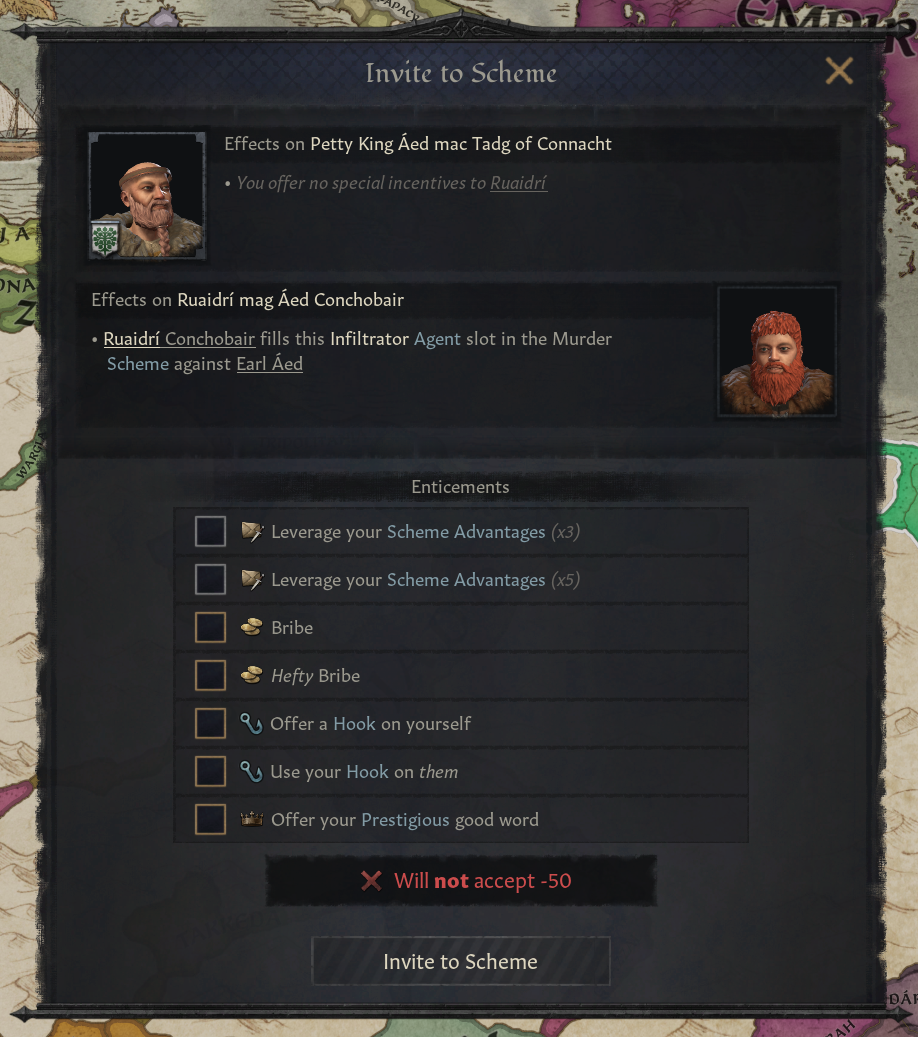 Происки и цепочки событий у персонажей в грядущем обновлении Crusader Kings 3