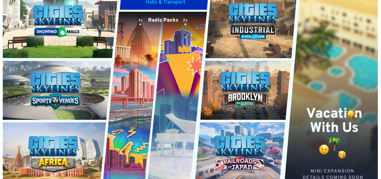Разработчики Cities: Skylines опубликовали весенний план выхода DLC
